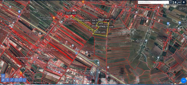 ขายที่ดินเปล่าบางปะกงฉะเชิงเทรา ติดถนนทางหลวง 200  พื้นที่สีส้มจุดรับรองการพัฒนาเมือง