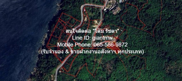 ที่ดิน ที่ดิน ใกล้หาดกมลา อ.กะทู้ จ.ภูเก็ต  34000000 บาท   คุยถูกคอมีราคาพิเศษ เป็นที่ดินแปลงเล็กรูปทรงอิสระที่มีหน้ากว้าง มีถนนคอนกรีตถึงหน้าที่ดินมองเห็นทะเล และด้านหลังเป็นป่าเบญจพรรณโดยรอบ เหมาะสำหรับนักลงทุนที่ต้องการนำไปปลูกบ้านสไตล์พูลวิลล่า
