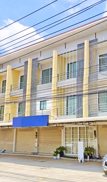 อาคาร 3 ชั้น 23 ตร.วา.บางกรูด บ้านโพธิ์ ฉะเชิงเทรา เมกะโฮม 1.6 กม.280 ตร.ม. หลวงพ่อโสธร ติดถนนเมน 3 นอน 3 น้ำ พร้อมเฟอร์ เครื่องใช้ไฟฟ้า 
